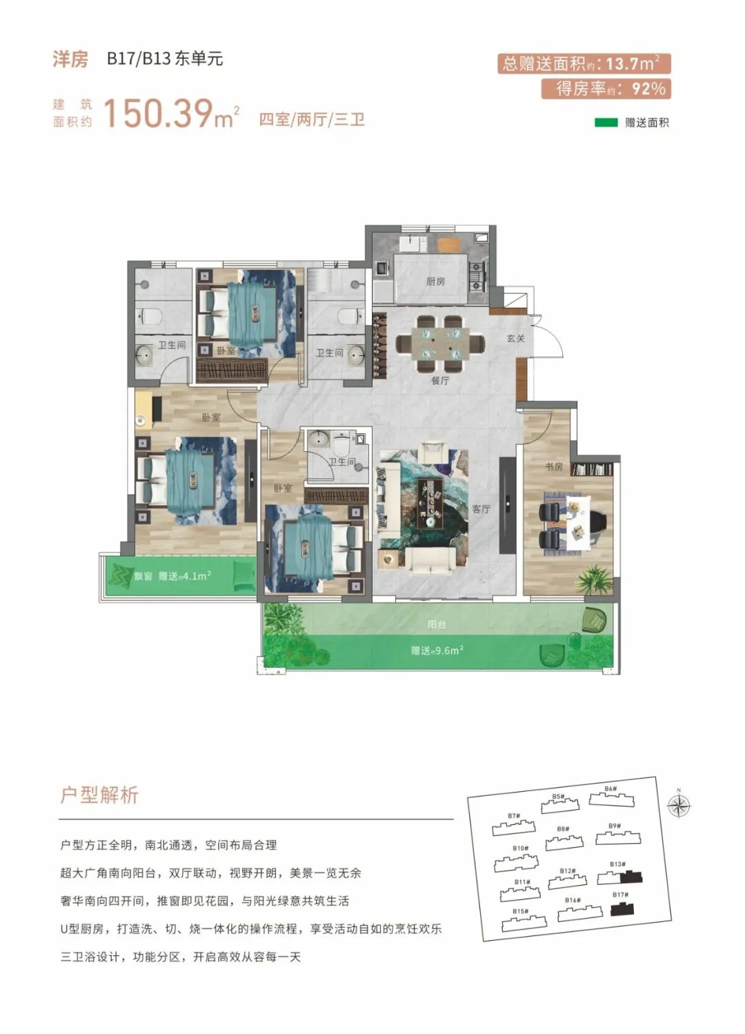 洋房 B17/B13东单元